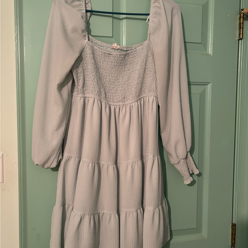 Charming Light Gray Dress